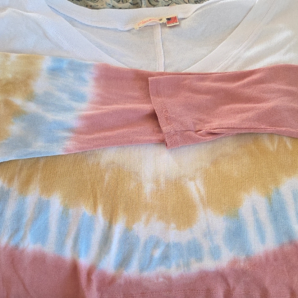 Maronie Tie-Dye Crop Top - Multicolor